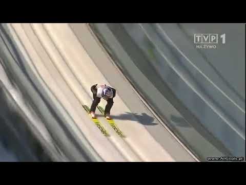 Adam Malysz 142.0 m Trail Jump Oslo 2010 (Polish Commentary)