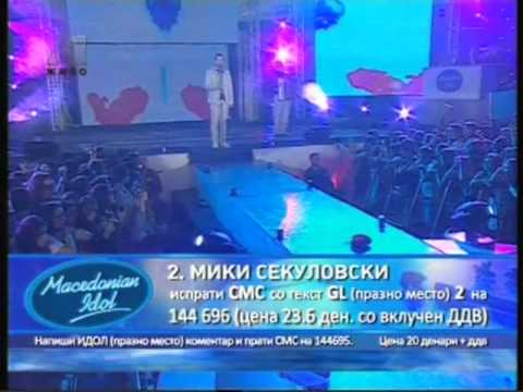 Macedonian idol -Miki Sekulovski-Jano mori