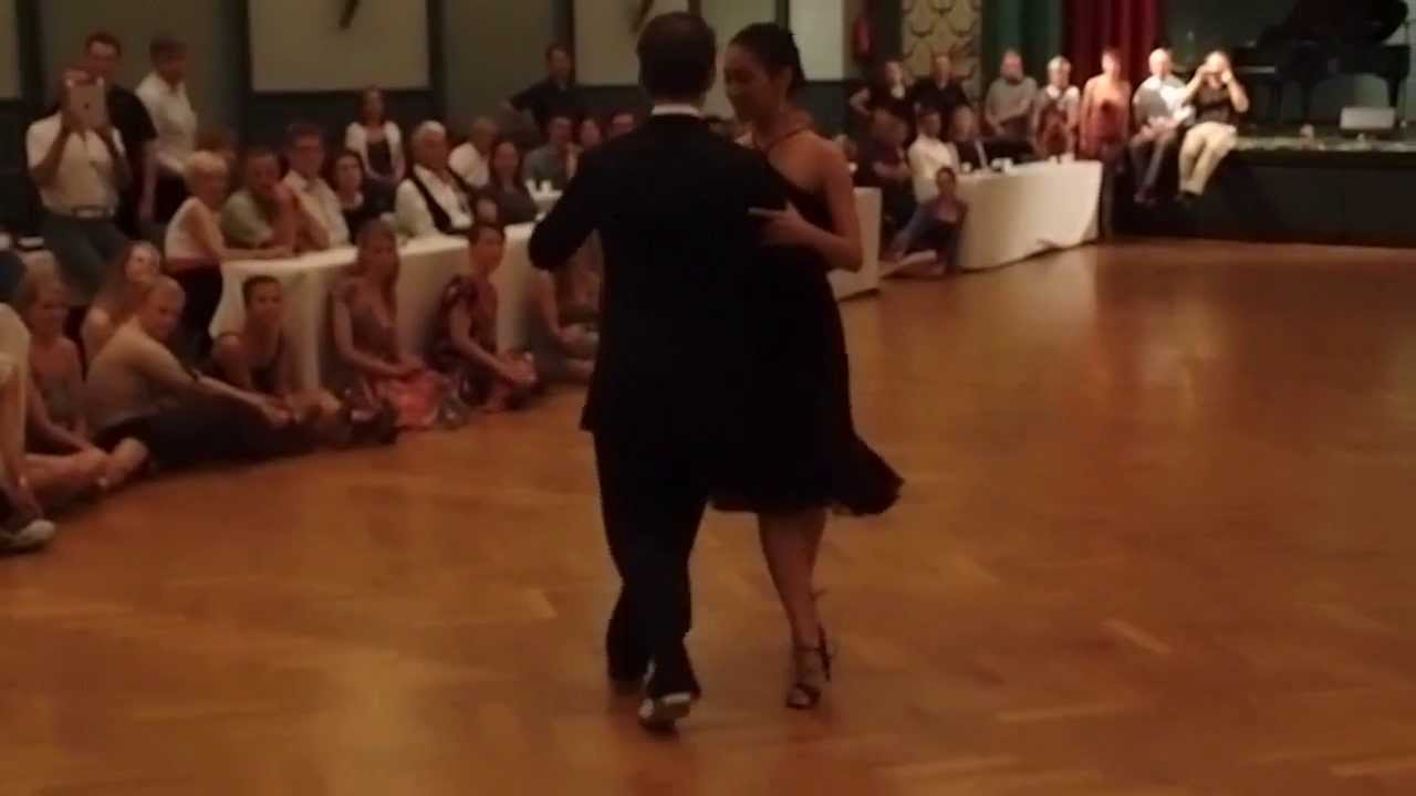 Joachim Dietiker & Michelle Marsidi, vals at Varala Summer Tango Camp 2013-07-20