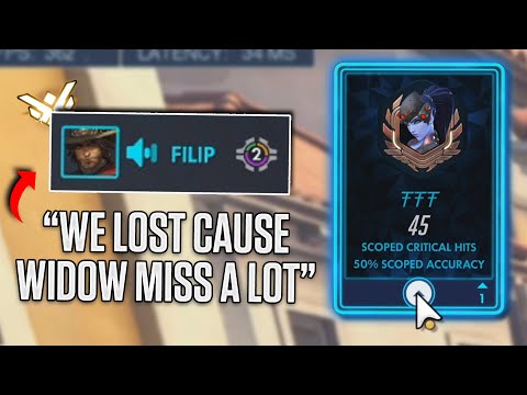 My teammate said I miss a lot on Widowmaker when I kept killing the enemy team - Overwatch