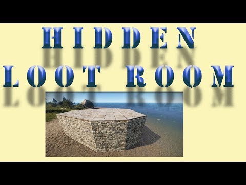 Hidden loot room I Rust base design tutorial I Build 3