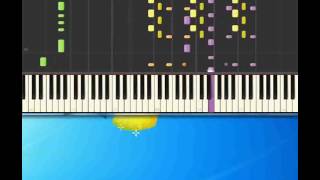 Avevo una bambola   Formula 3 [Piano tutorial by Synthesia]