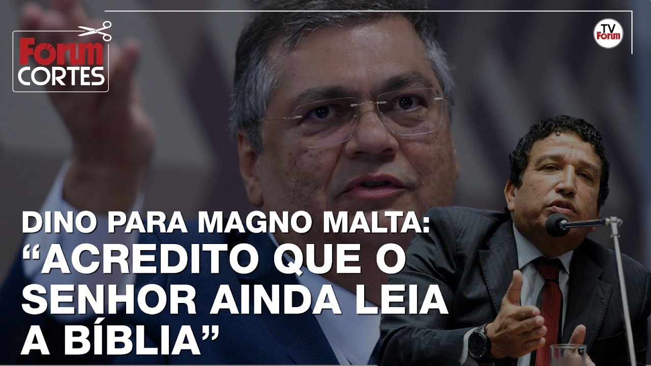 Dino humilha Magno Malta sobre "ditadura judicial" e ainda cita a bíblia