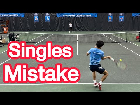 You MUST Do This When You Hit Cross Court (Tennis Singles Strategy)