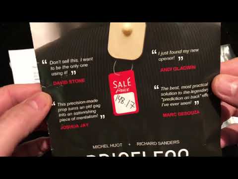 A Great Magic prediction.Priceless by Michael Huot & Richard Sanders.