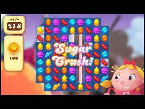 Candy Crush Tales Level 41 - NO BOOSTERS + FULL STORY + NO ADS 📖 | SKILLGAMING ✔️