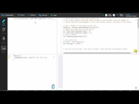 Html5 Canvas Basic Mouse Utilisation
