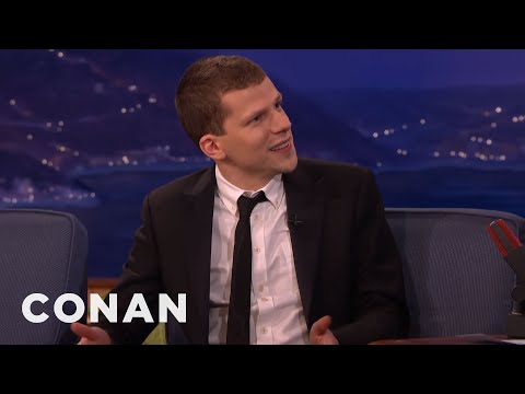 , title : 'Jesse Eisenberg: People Who Smile A Lot Are Deranged  - CONAN on TBS'