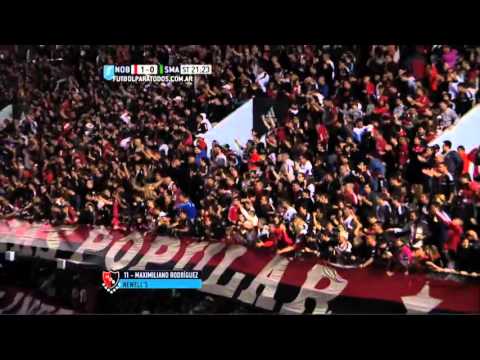Gol de Rodríguez. Newell's 1 San Martín 0.Fecha 25.Torneo Primera División 2015. FPT