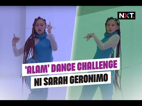'Alam' dance challenge ni Sarah Geronimo