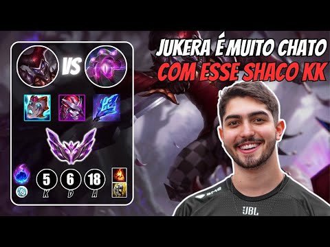 JUKES apronta muito com esse SHACO sup ! LoL BR VODs.