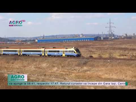 Trenul Iași – Ungheni a fost repus în circulație zilnică – AGRO TV News