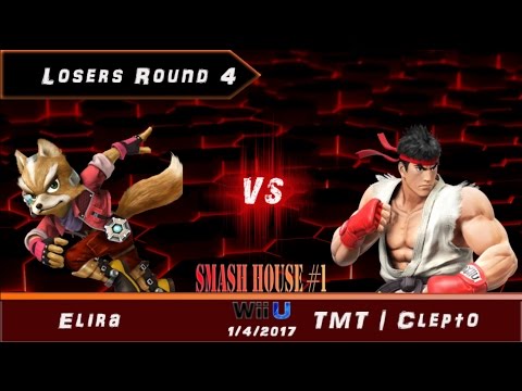 [Smash House #1] Elira (Fox) vs TMT | Clepto (Ryu), Losers Round 4
