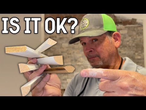 You're a "HACK" if you use 1/4 ROUND TRIM or SHOE MOLDING…Right?