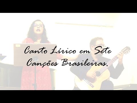 Canto lírico em sete canções Brasileiras - Canto da Saudade