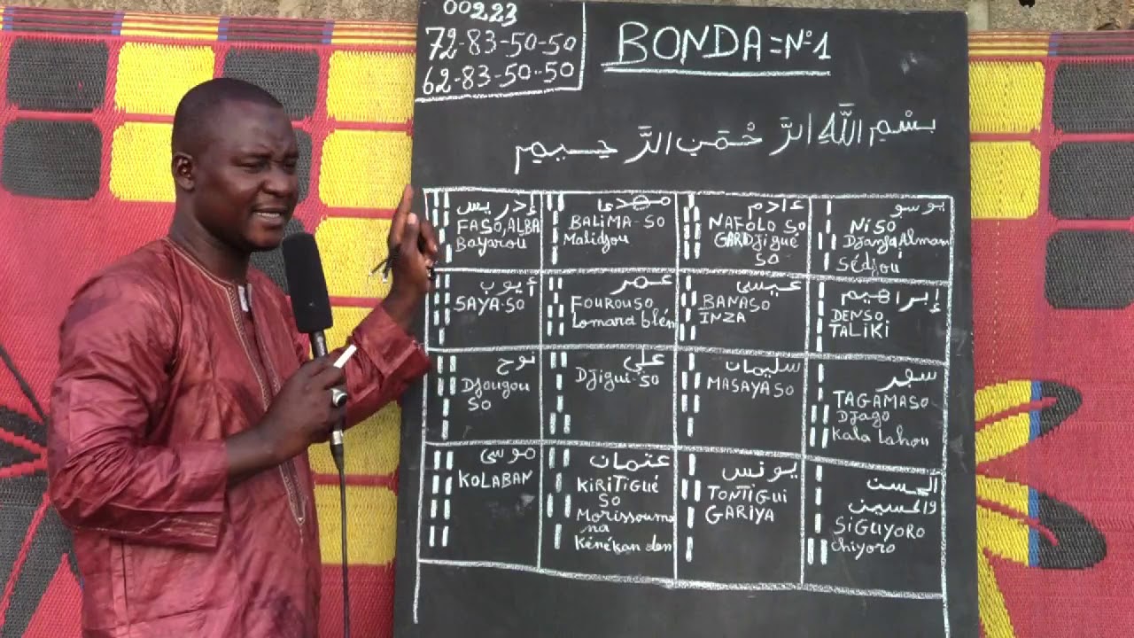 LEÇON N°1 INITIATION À LA SCIENCE TRADITIONNELLE AFRICAINE ( TOURABOU) PAR LE PROFESSEUR OUSMANE.