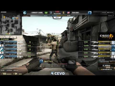 Team Liquid vs Luminosity Gaming Game 2 (CEVO-P CS:GO Season 8) - Misled & Dust