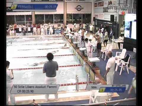 Eliminatorie 6 dei 50 Stile Libero  Assoluti Femmine Agonisti - 16 Memorial Chiara Giavi