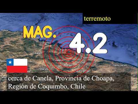 😱🚨  Terremoto cerca de Canela, Provincia de Choapa, Región de Coquimbo, Chile actualizaciones en viv