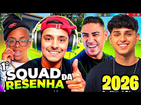 1° SQUAD DA RESENHA DE 2026 - NOBRU, BOCA DE 09, CORINGA E RACHA! EDIT 3 TELAS + WEB BOCA - PARTE 1