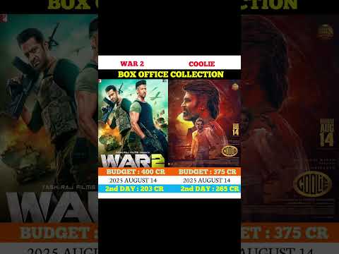 #war2 🆚 #coolie #movie box office #comparison