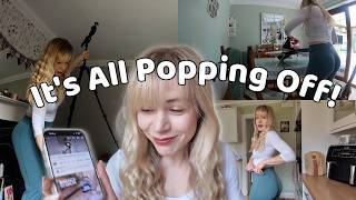 Reset the house: tidy, sort, laundry, mopping & BTS filming a sofa clean. Mum of 2 cleaning vlog