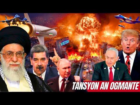 Plizyè ameriken anba kòd nan Venezyela😱4 avyon militè ris ateri nan Iran, tansyon ak Izrayèl ogmante