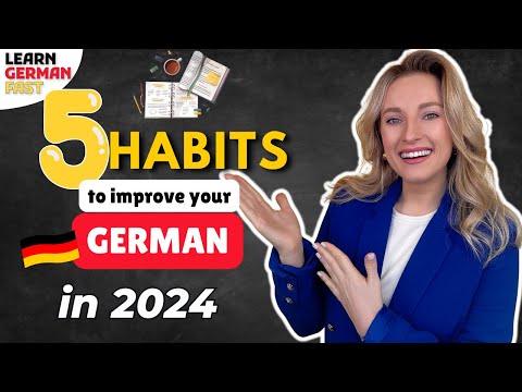 5 SIMPLE HABITS to improve your GERMAN 🇩🇪 - Learn German Fast