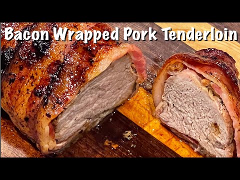 Bacon Wrapped Pork Tenderloin Recipe- How to Cook Bacon Wrapped Tenderloin