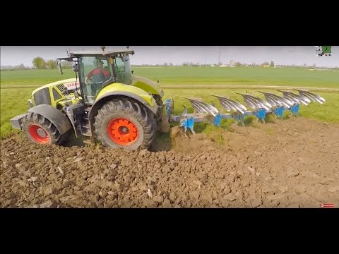 CLAAS AXION 950 X 2 -  Karat 9/400K & PLOW VariOpal 9 5+1