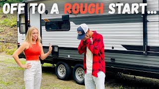 FIRST NIGHT IN THE RV (starting full-time RV life!)