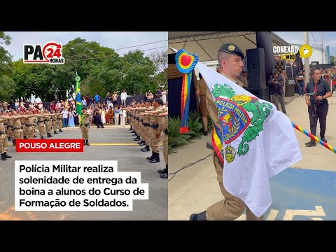 Vídeo: Polícia Militar realiza solenidade de entrega da boina a alunos do Curso de Formação de Soldados.