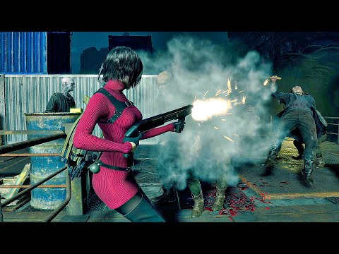 Resident Evil 4 Remake - Ada Gameplay Mercenaries S++ Rank (Docks) 4K 60FPS