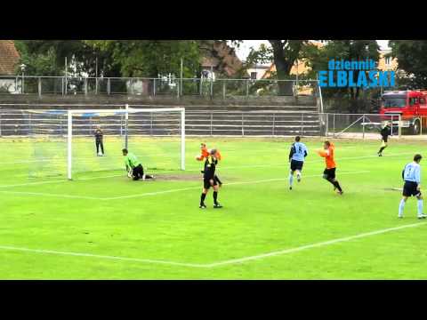 Bramka w meczu Concordia Elbląg - Znicz Pruszków