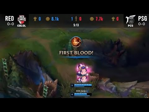 First Blood no MSI é do Brasil!!!!! | Red Kalunga x PSG Talon | League of Legends MSI 2022