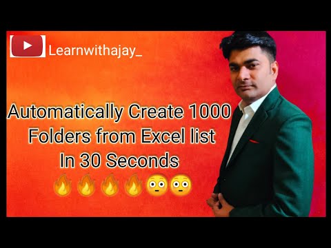 Automatically Create 1000 Folders in Just 30 Seconds 🔥🔥😳