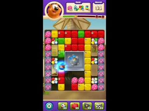 Toon Blast Level 7874 - NO BOOSTERS 🐻🐺🐱 | SKILLGAMING ✔️