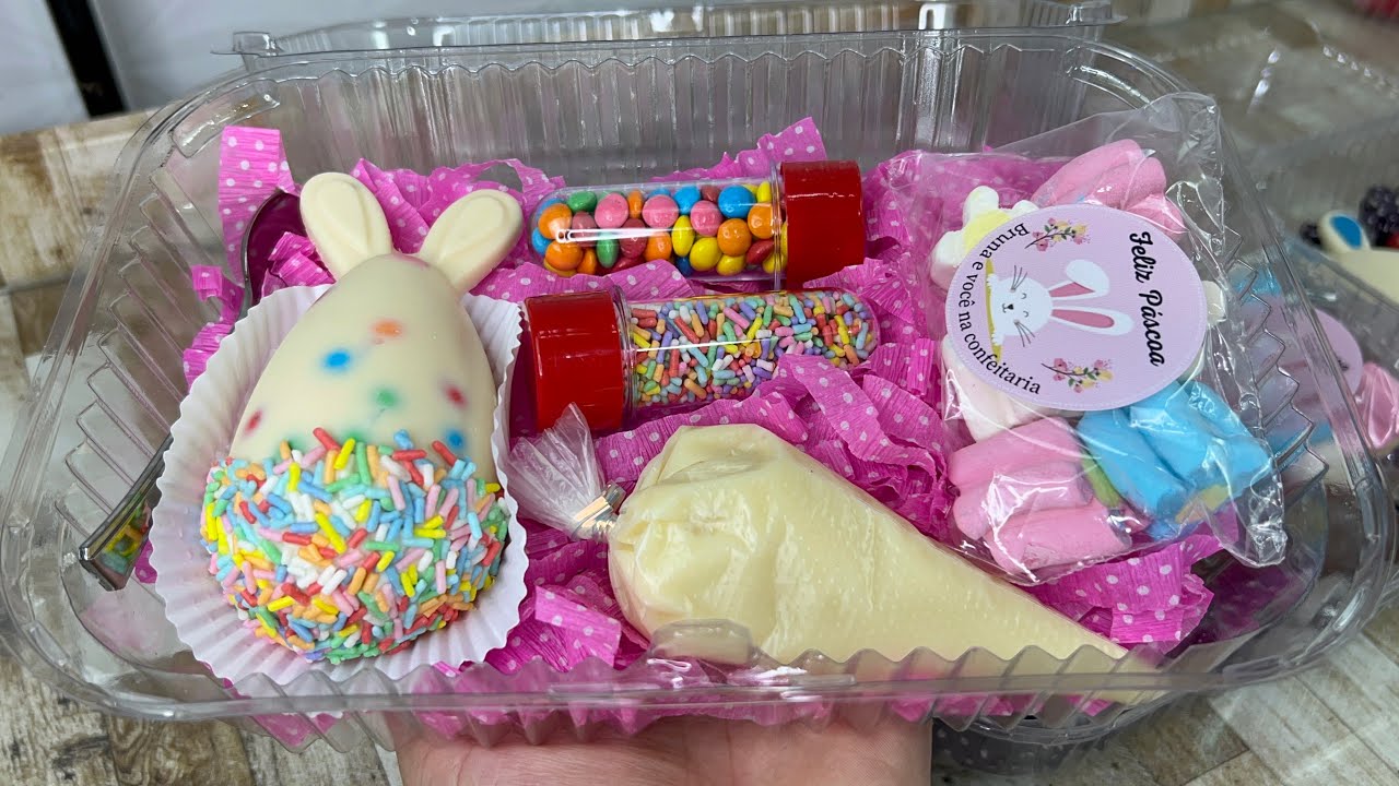 O MELHOR PÚBLICO DA PÁSCOA - KIT CONFEITEIRO COM EMBALAGEM ECONÔMICA