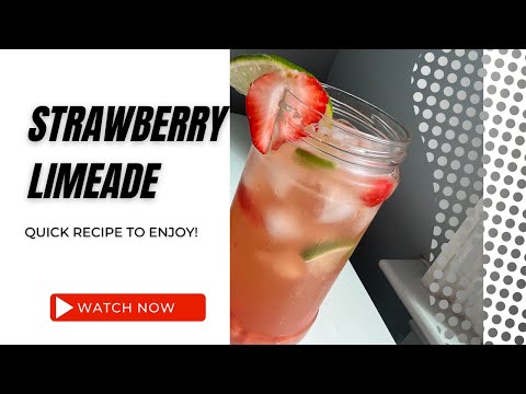 The Best Strawberry Limeade Recipe