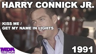 Harry Connick, Jr. - &quot;Kiss Me&quot; &amp; &quot;Get My Name In Lights&quot; w/ Harry Connick (1991) - MDA Telethon