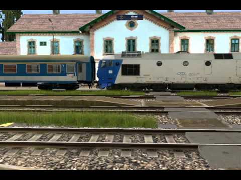Trainz Romania Iesire din gara Alesd