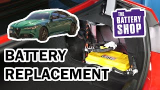 Alfa Romeo (2017) - New Battery Install