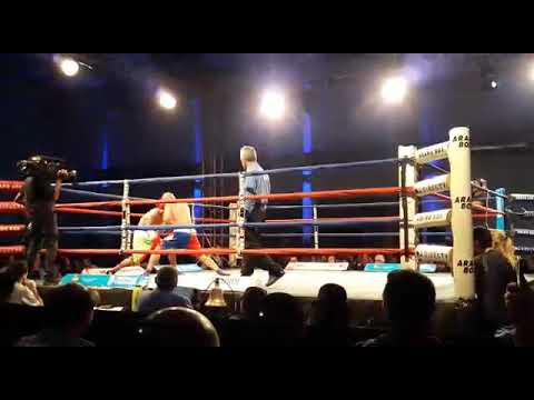 RODRIGO HIENA BARRIOS A DIEGO CHAVES. BOXEO PROFESIONAL CARLOS PAZ 2019.