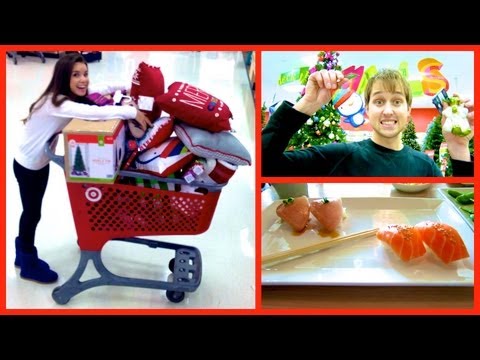 Sushi and Holiday Shopping! ❄ Vlogmas 5, 2012