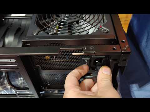 lianli q58 ATX psu install