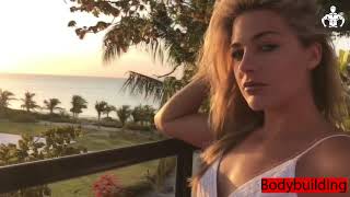 Swedish fitness model Katarina Konow workout