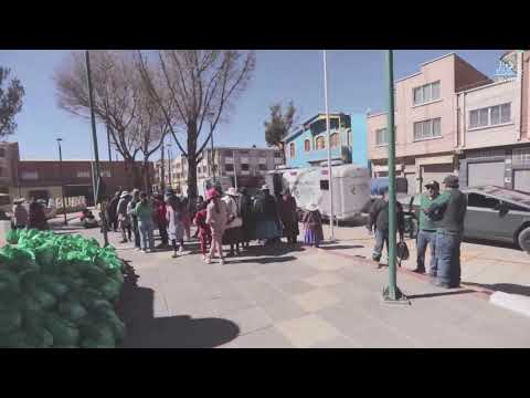 CARAVANA DE LA HERMANDAD - LA PAZ    GRAN BRIGADA EN DESAGUADERO