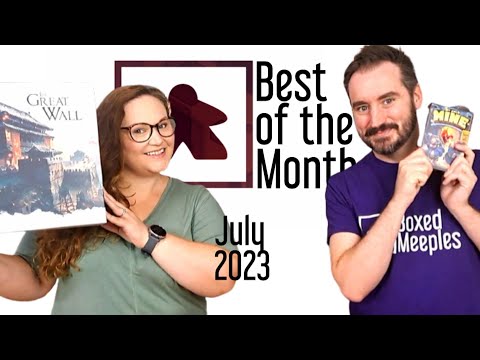 Best Board Game of the Month - July 2023 The Great Wall & My Gold Mine Review Gen Con Gencon