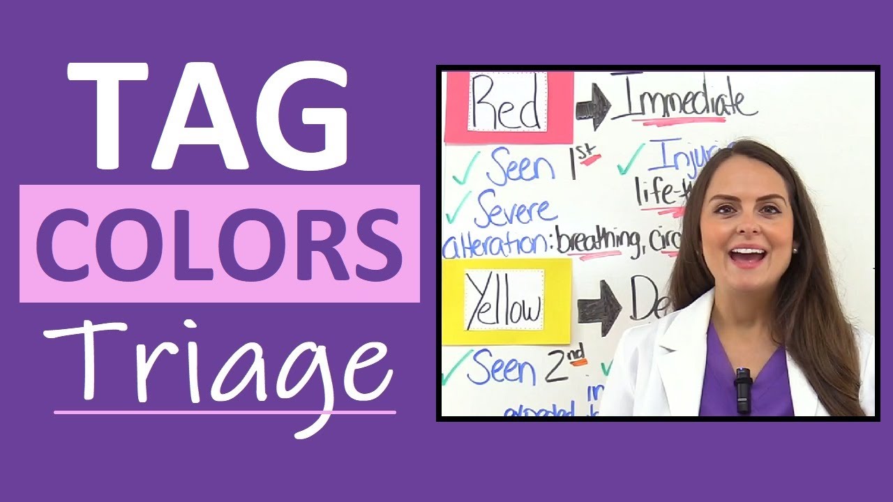 Triage Tag Color Coding Categories: Disaster Nursing School Review NCLEX