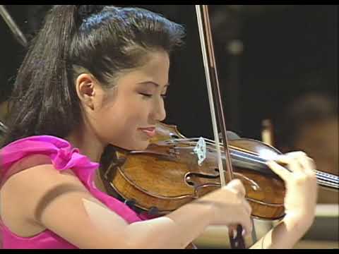 사라 장sarah chang 16세 시절, Sarasate-Carmen Fantasy 카르멘 환상곡 op.25, 정명훈 지휘, 1995